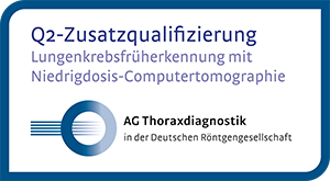 Zusatzqualifizierung Lungenkrebsfr&uuml;eherkennung der Stufe Q2 der AG Thoraxdiagnostik der DRG